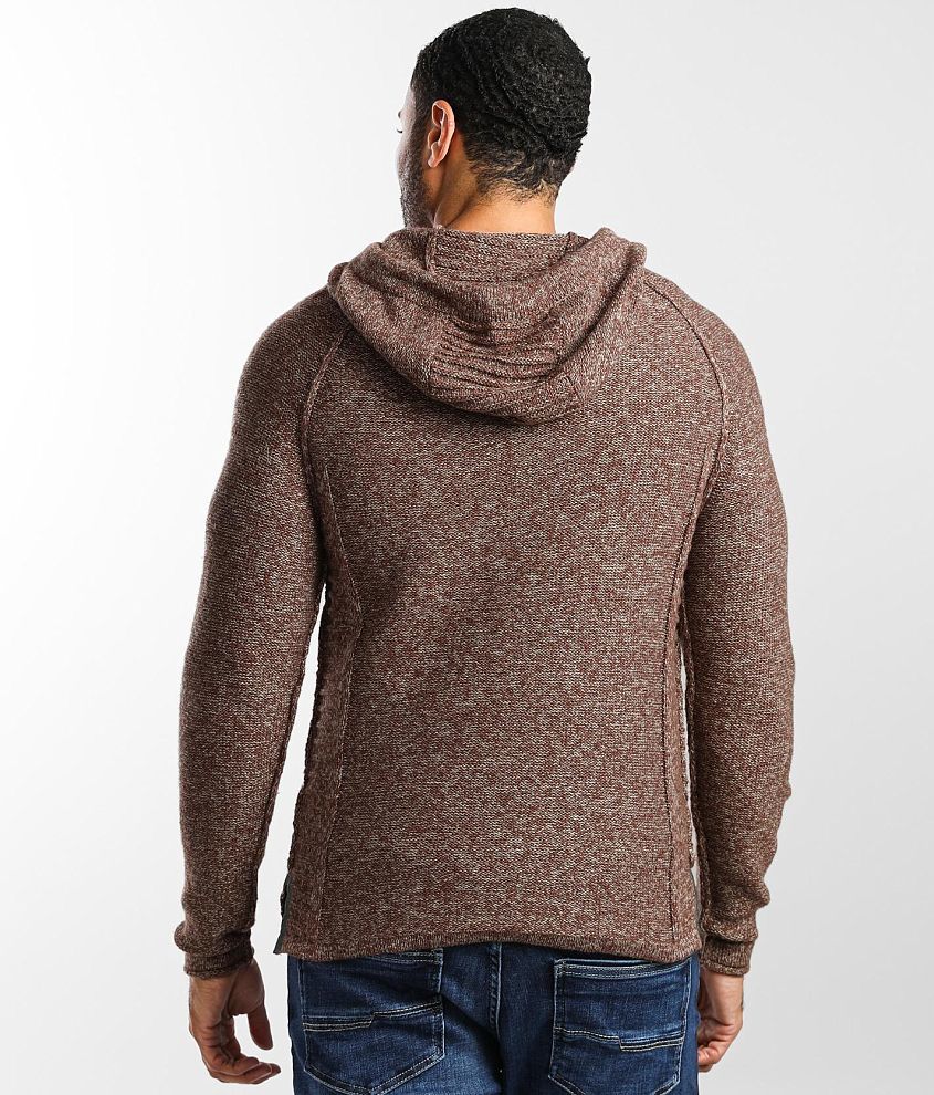 Hooded Henley Sweater