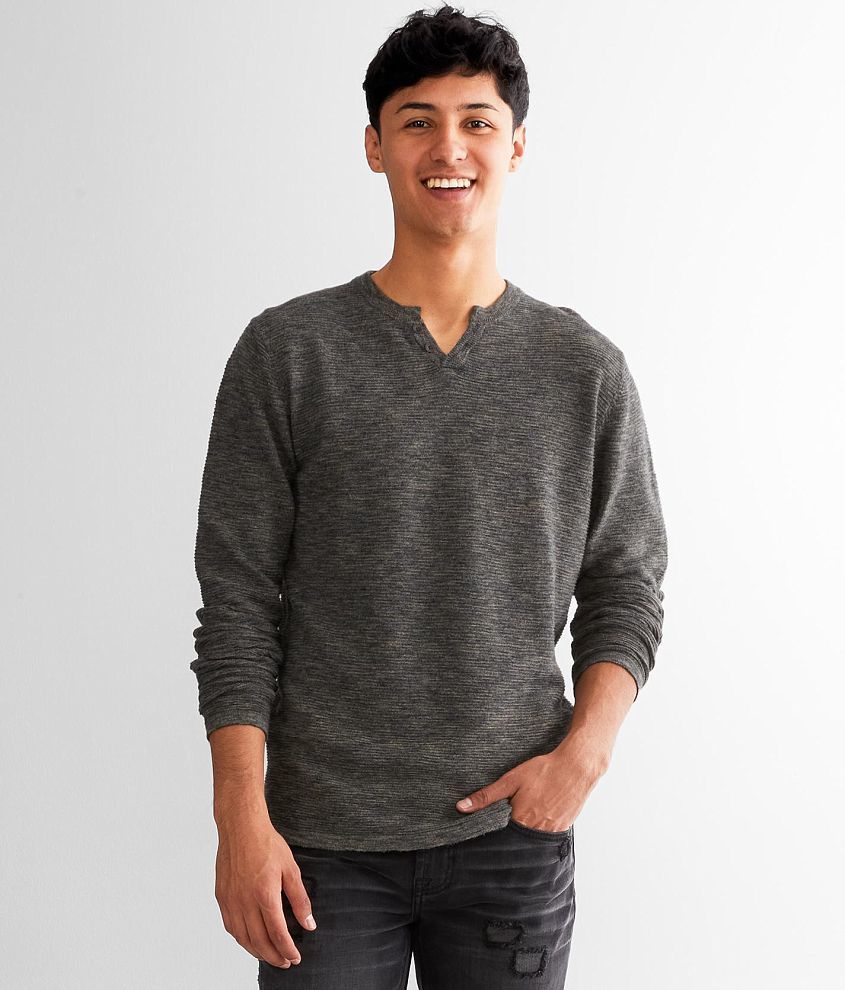 Outpost Makers Marled Henley front view