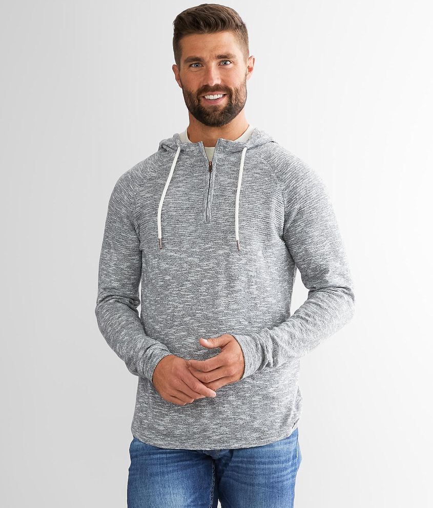 Outpost Makers Quarter Zip Hooded Sweater front view