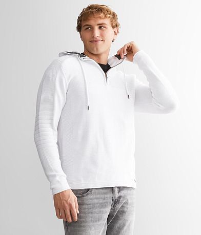 Outpost Makers Quarter Zip Hooded Sweater front view