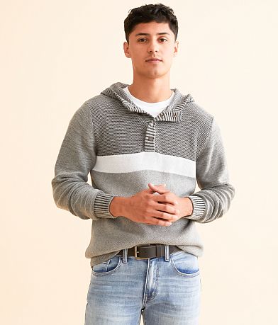 Outpost Makers Hooded Henley Sweater front view