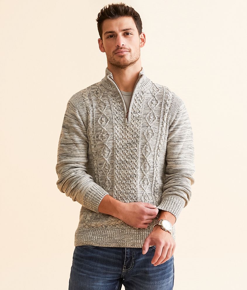 Outpost Makers Cable Knit Sweater front view