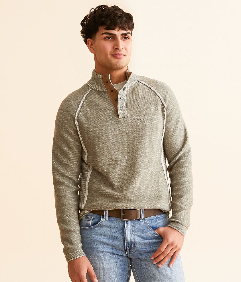 Outpost Makers Plated Quarter Snap Sweater