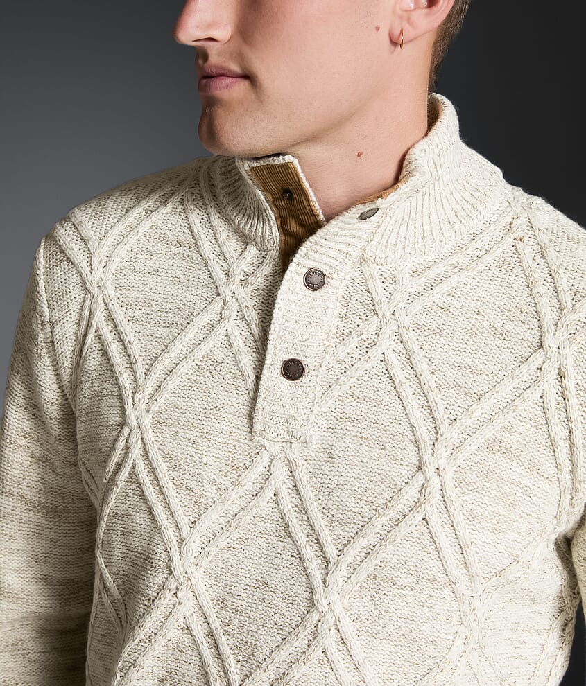 Marled Cable Knit Sweater