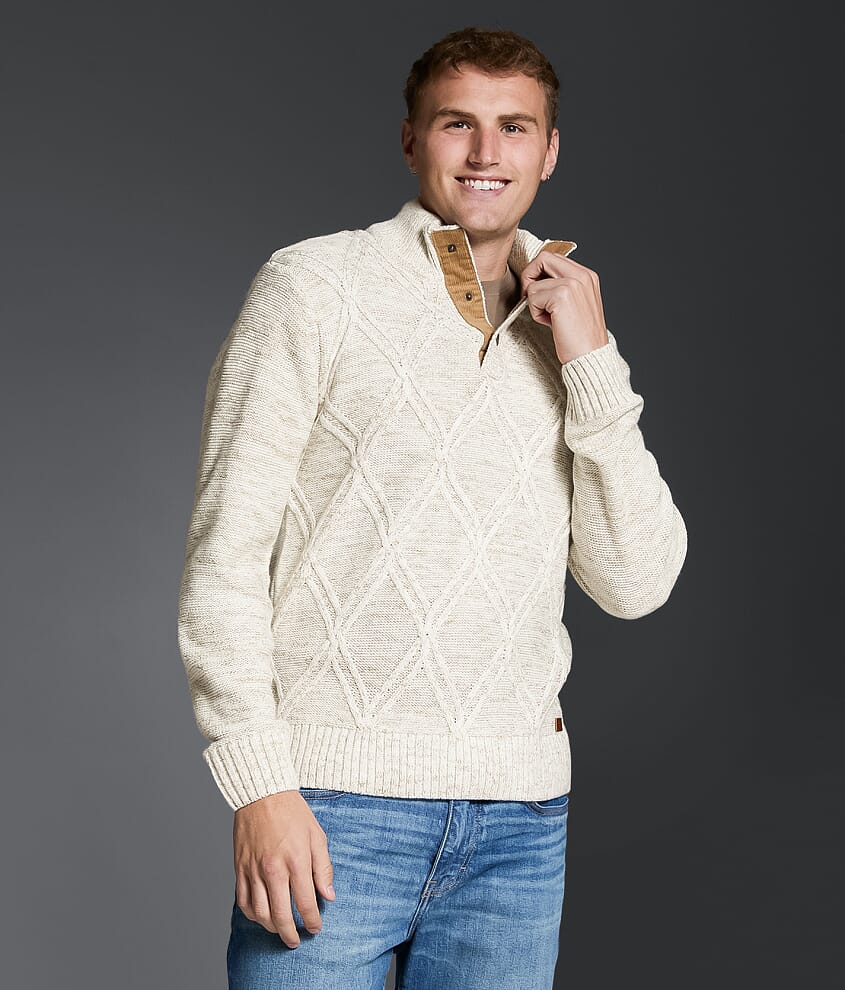 Marled Cable Knit Sweater