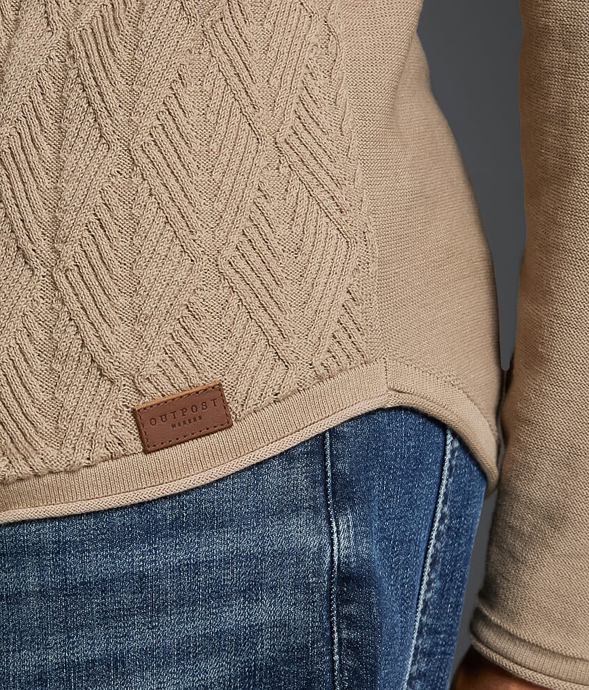 Crossover Hooded Sweater