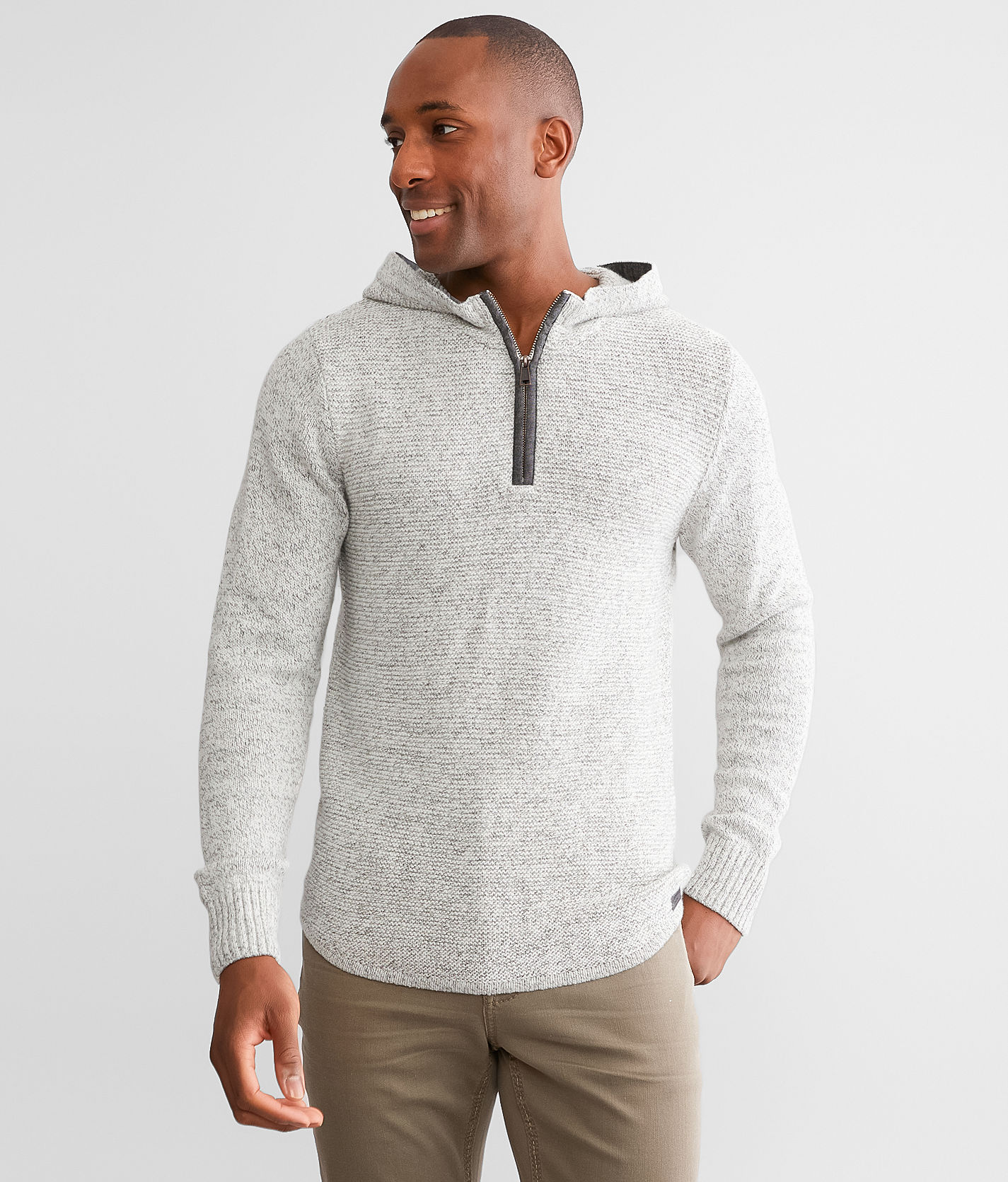 Outpost Makers Quarter Zip Hooded Sweater - Men's Sweaters in