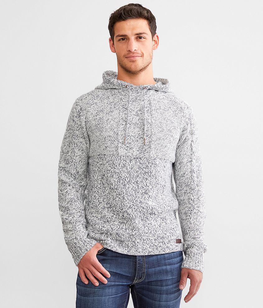 Outpost Makers Crossover Sweater - Men's Sweaters in White Navy | Buckle