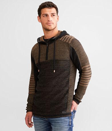 Outpost Makers Quarter Zip Hooded Sweater front view
