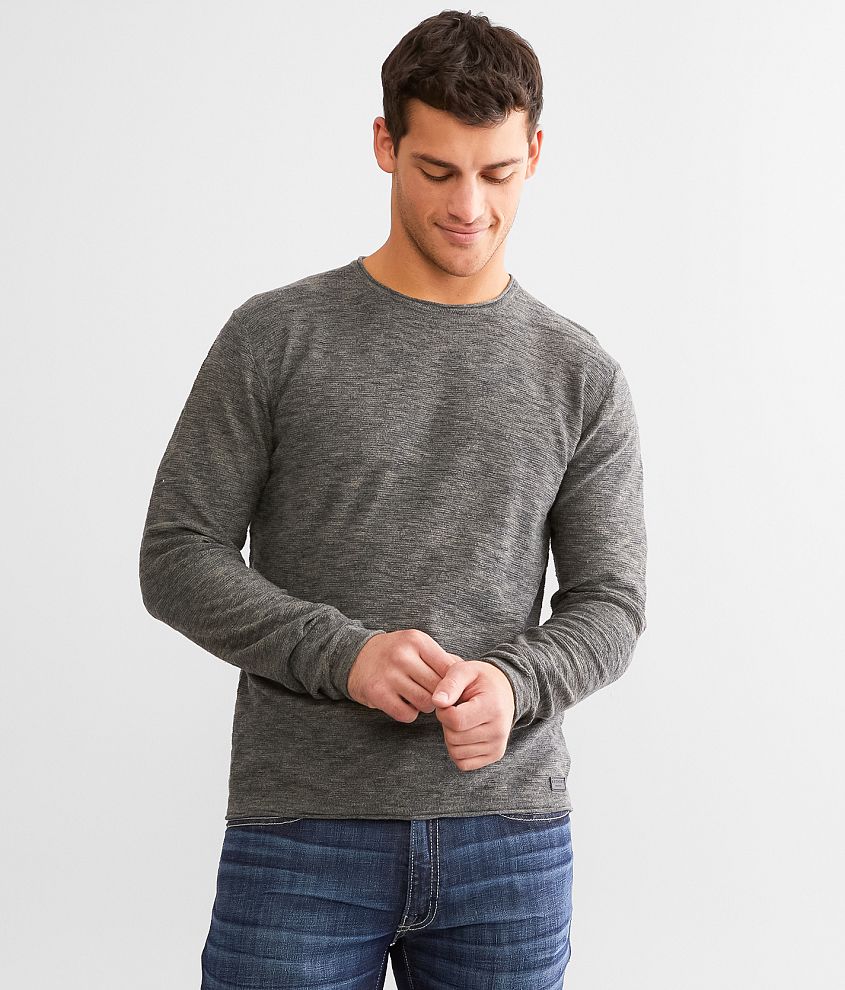 Outpost Makers Mixed Yarn Sweater - Men's Sweaters in Gray Khaki | Buckle