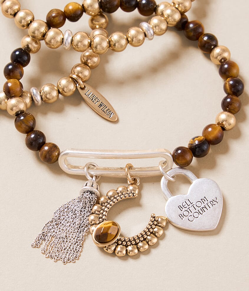 3 Pack Western Beaded Bracelet Set - thumbnail 2