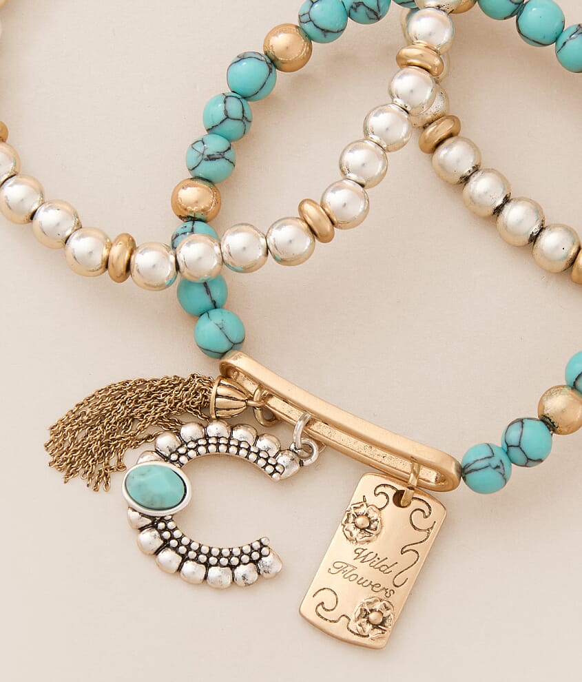 3 Pack Beaded Bracelet Set