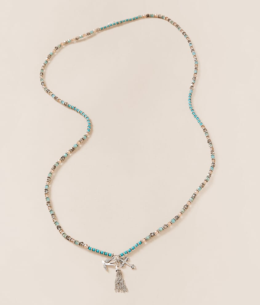 Beaded Charm Convertible Necklace