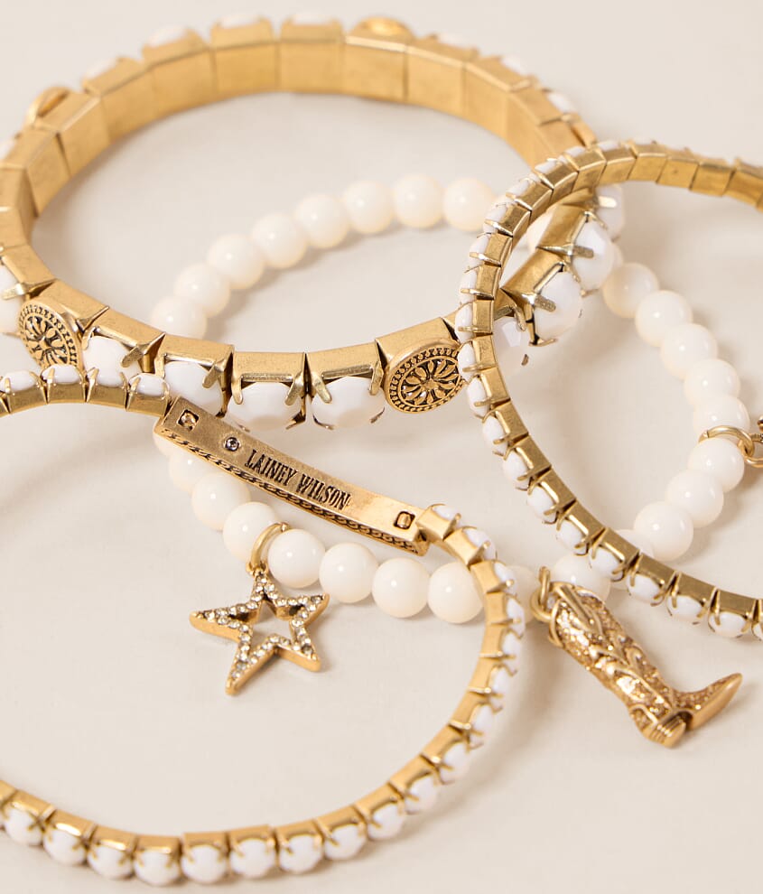 4 Pack Country Heart Bracelet Set - thumbnail 2