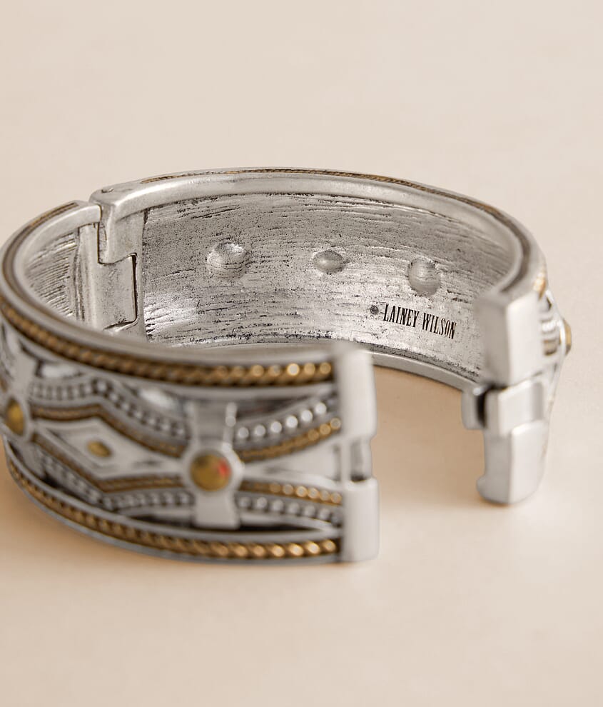 Etched Bangle Bracelet