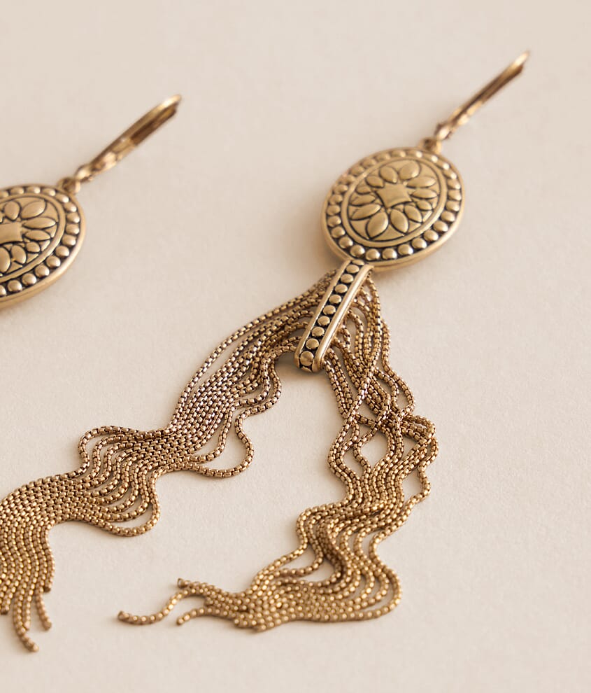 Drama Chain Fringe Earring