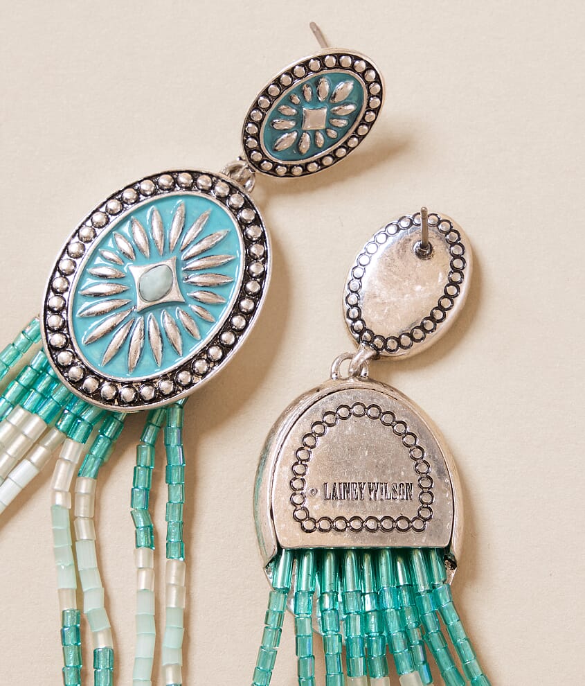 Beaded Fringe Earring
