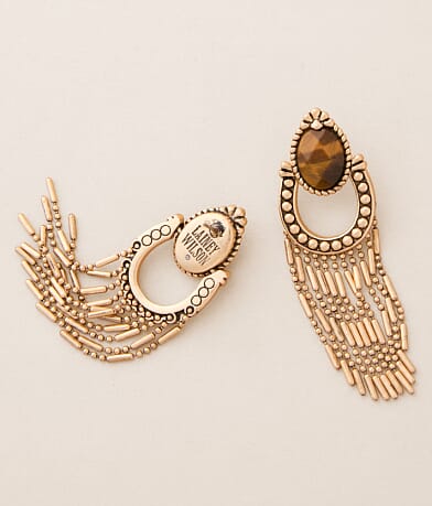 Lainey Wilson Horseshoe Fringe Earring front view