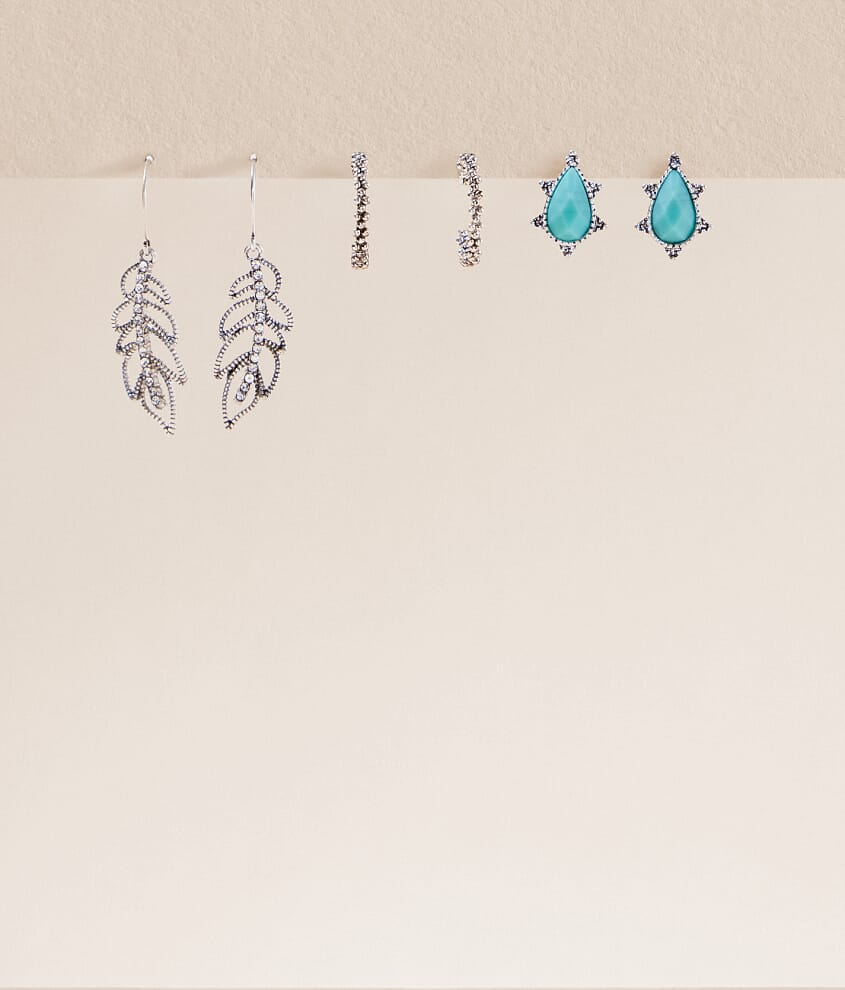 3 Pack Western Earring Set