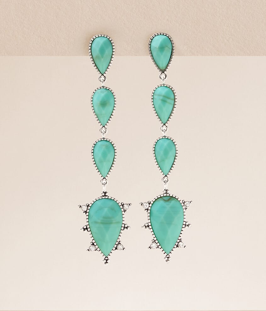 Turquoise Linear Earring - thumbnail 2