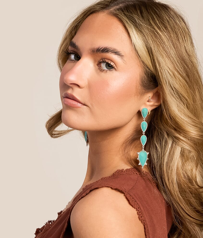 Turquoise Linear Earring