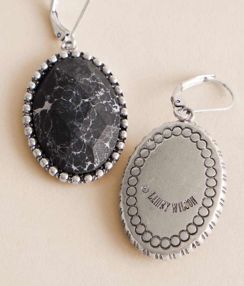 Stone Drop Earring - thumbnail 2