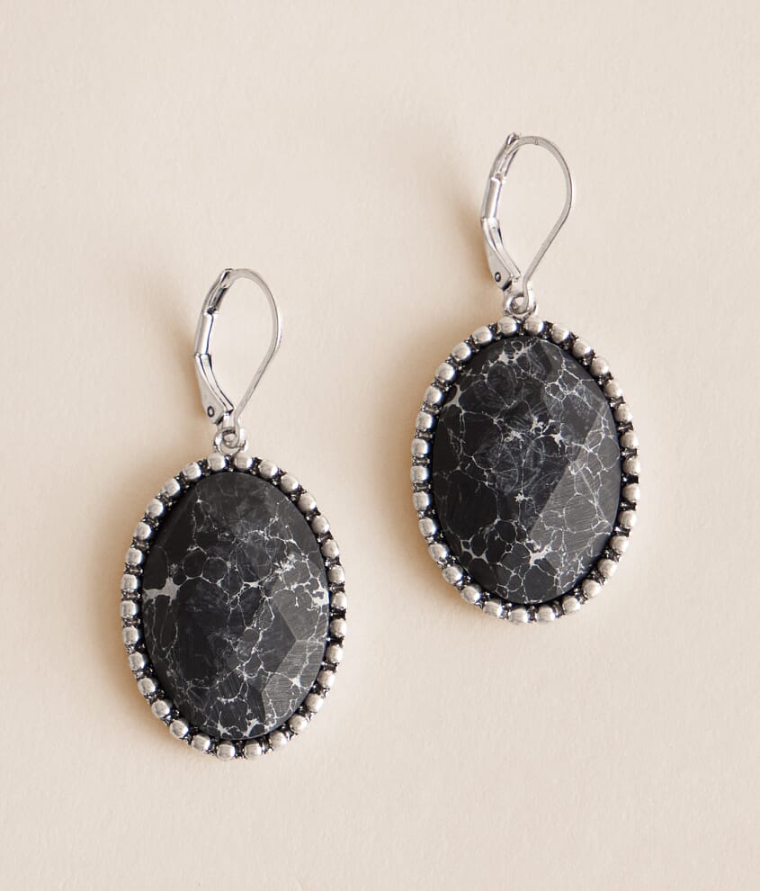 Stone Drop Earring