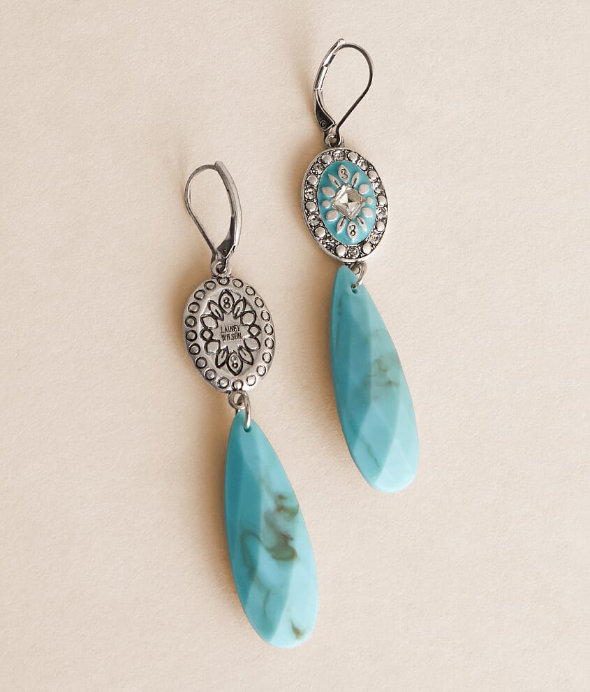 Statement Turquoise Drop Earring