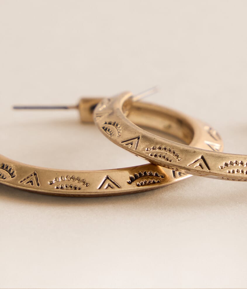 Western Hoop Earring