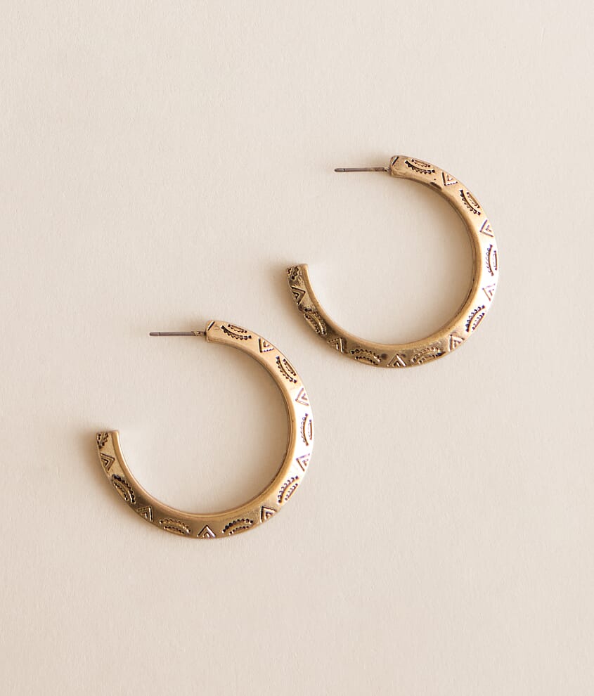 Western Hoop Earring