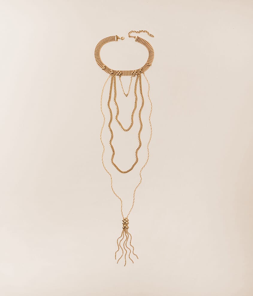 Choker Swag Chain Necklace - thumbnail 2