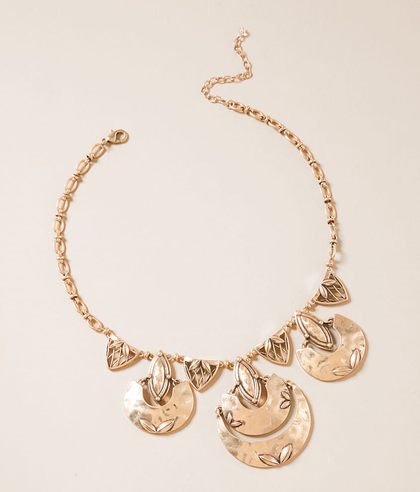 Lattice Leaf Necklace