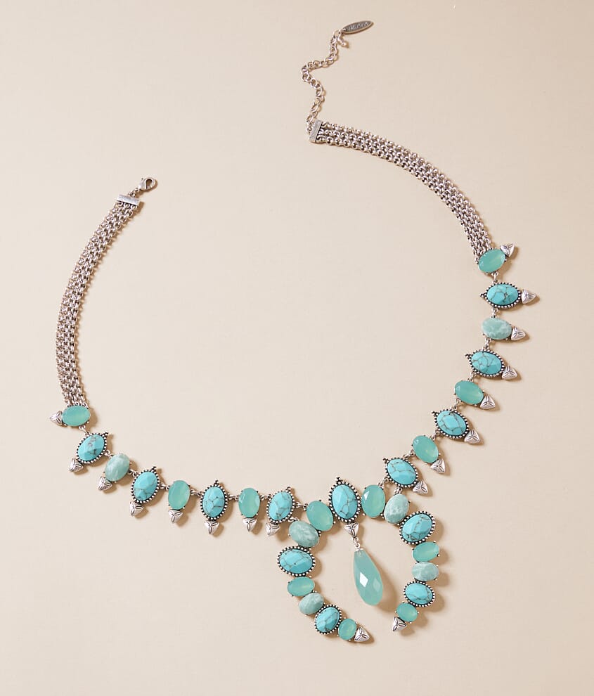 Statement Squash Blossom Necklace