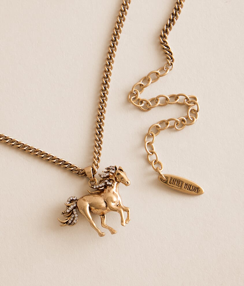 Pave Horse Necklace - thumbnail 2