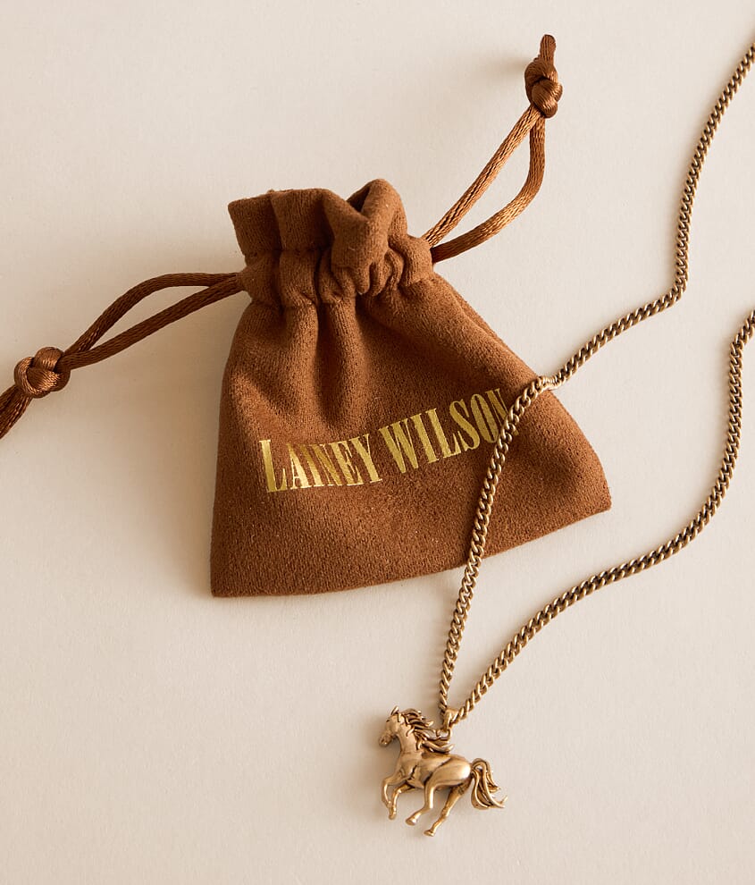 Pave Horse Necklace - thumbnail 3