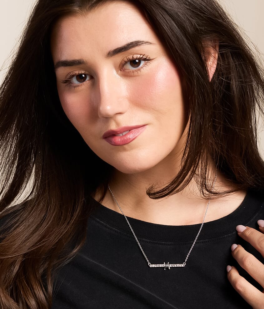 Pave Barb Wire Necklace