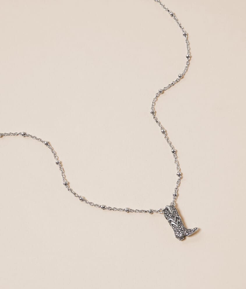 Pave Boot Necklace - thumbnail 2