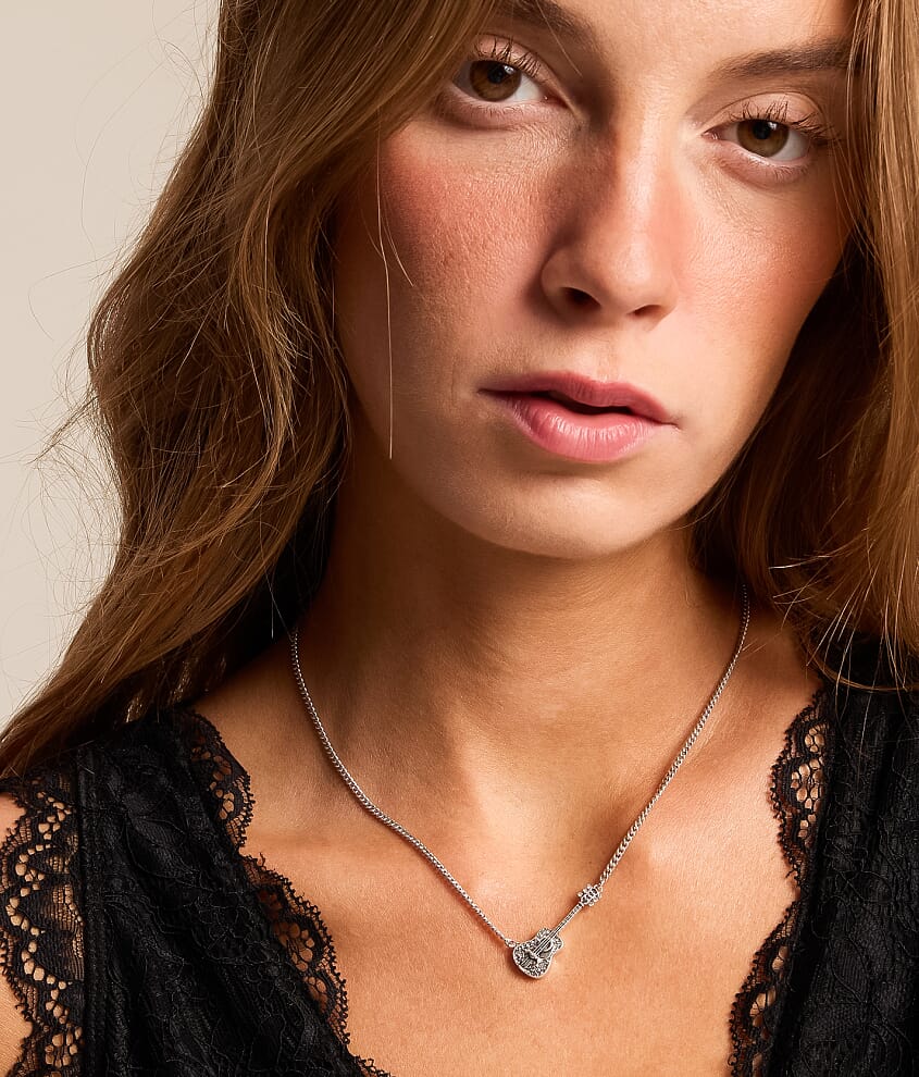 Glitz Guitar Necklace