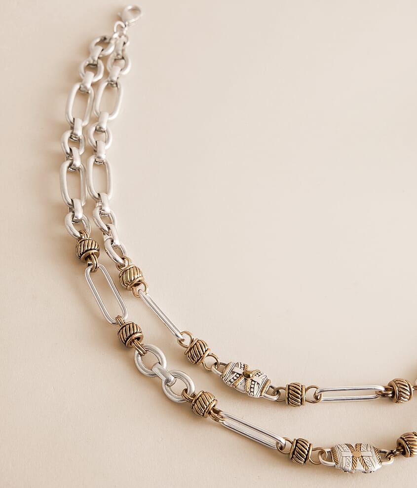 Western Chain Tiered Necklace - thumbnail 2