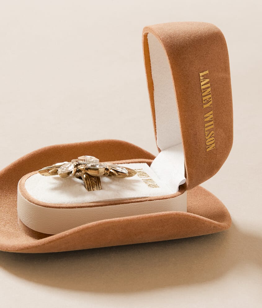 Navette Stone Cluster Stretch Ring