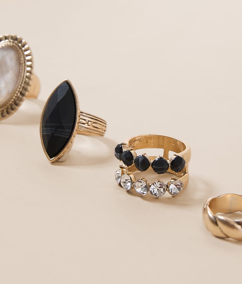 4 Pack Western Statement Ring Set - thumbnail 2