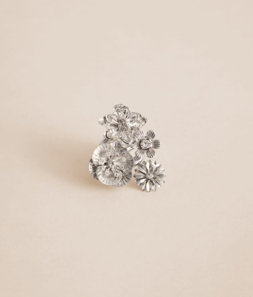 Statement Flower Cluster Ring