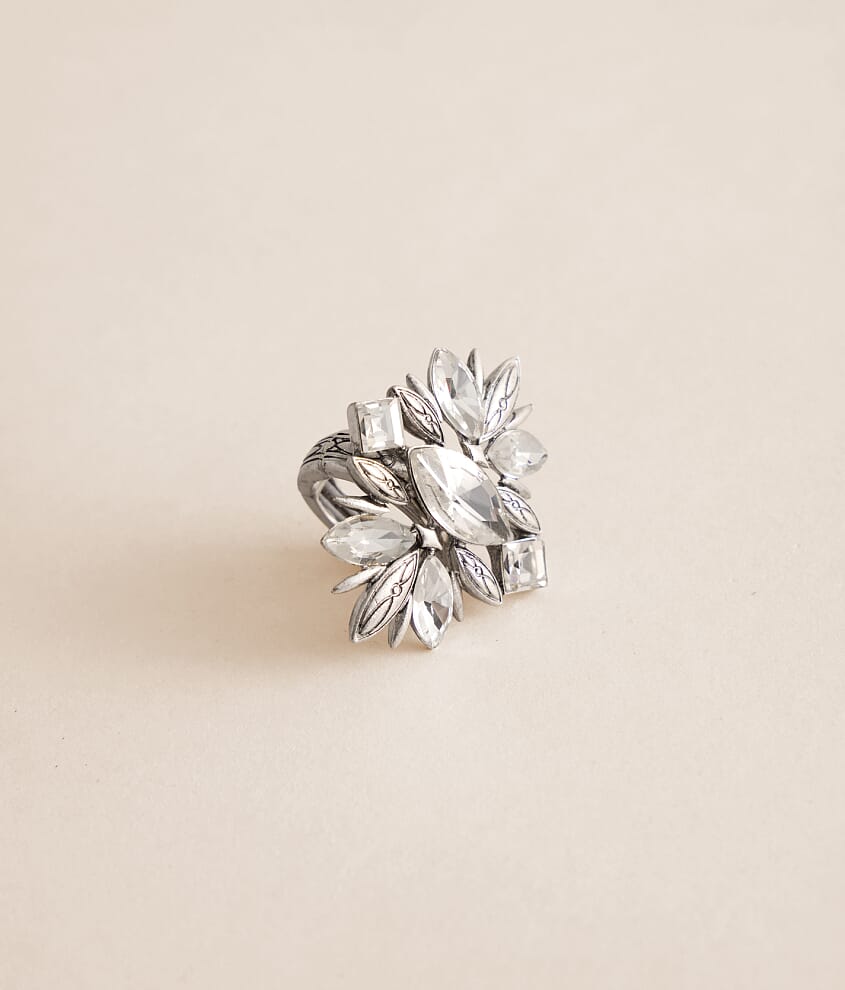 Navette Cluster Ring
