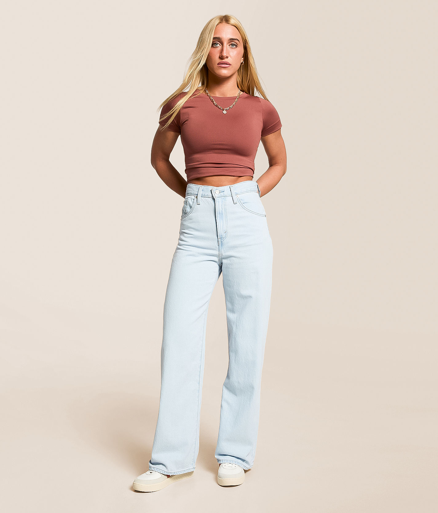 Levi's® Cinch Baggy Wide Leg Jean - Women's Jeans in Never Going