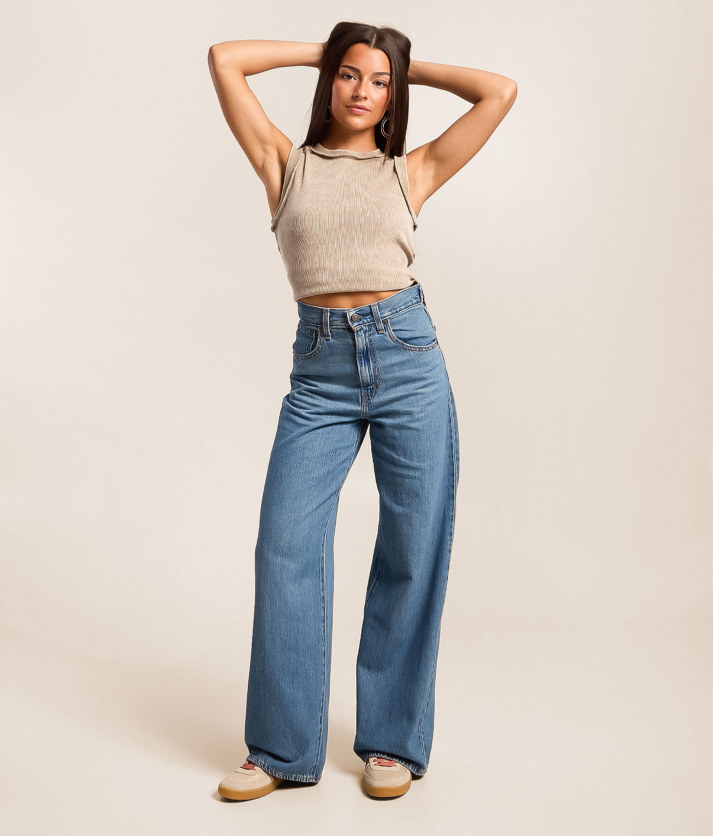 Levi's® Cinch Baggy Wide Leg Jean - Women's Jeans in Chasing