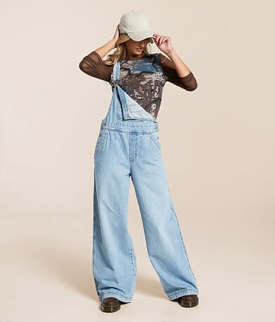 Levi's® XL Denim Overalls front view
