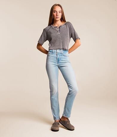Levi's® Premium Wedgie Slim Stretch Jean front view