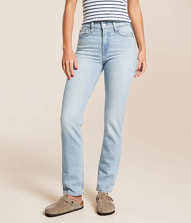 Levi's® Premium Wedgie Slim Stretch Jean front view
