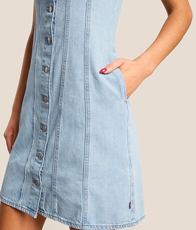 Audra Denim Tank Dress thumbnail 3