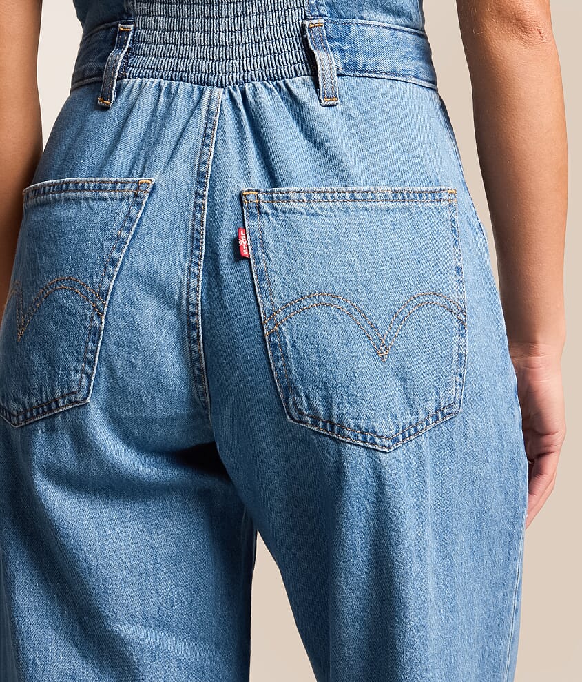 Audra Seamed Denim Jumpsuit